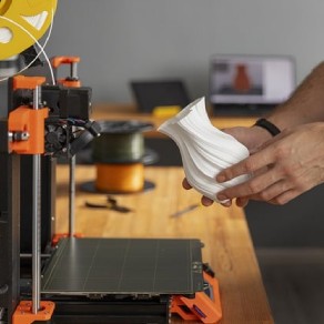 Vase aus einem 3D-Drucker